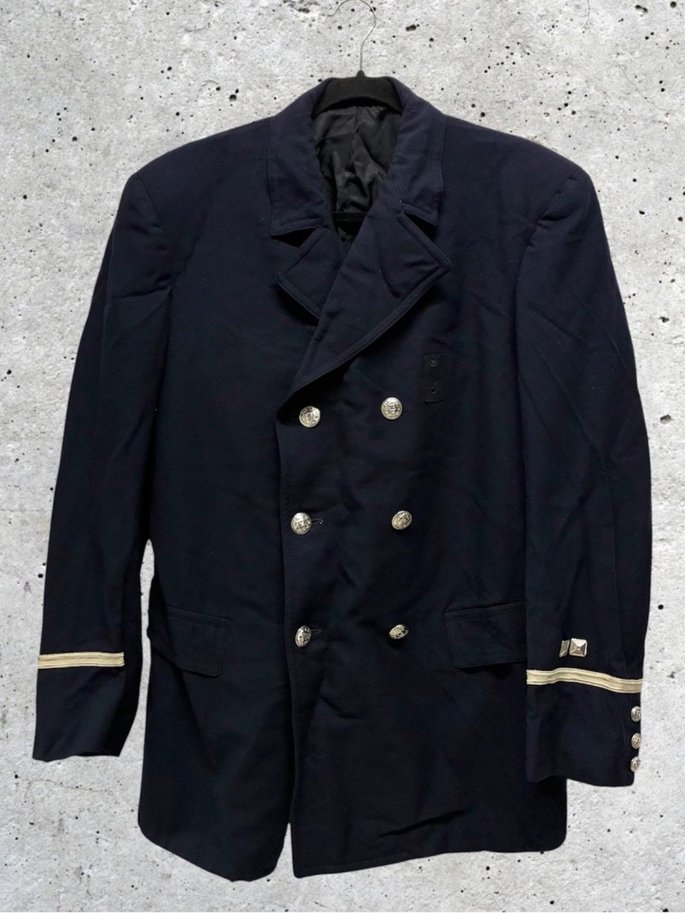 Vintage 1940s (1947) Fire Department Officer / Chief Double Breasted Jacket